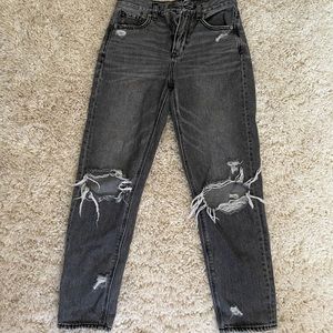 Black mom jeans from American eagle